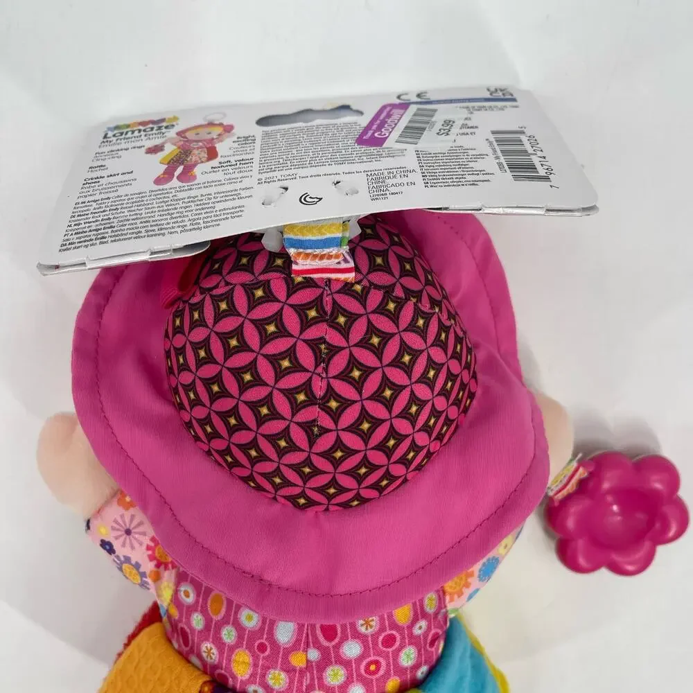 TOMY LAMAZE My Friend Emily 0-24 Months NWT Baby Bonding Auditory Fine Motor Toy
